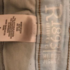 High waisted Roebuck jeans light wash
